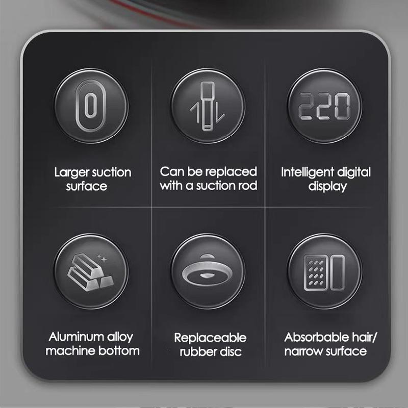 220KG Load Electric Vacuum Suction Cup Intelligent Digital Display Heavy Duty Vacuum Lifter for Granite Tile Glass 2000mAh
