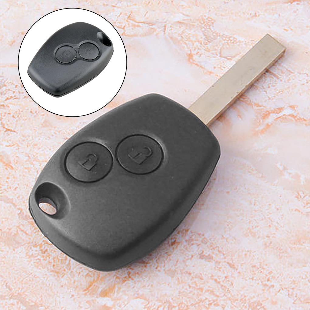 2 Tasten Autoschlüssel Shell Remote Fob Cover Fall Blank Fob für Renault Dacia Modus Clio 3 Twingo Kangoo 2 Kein Logo