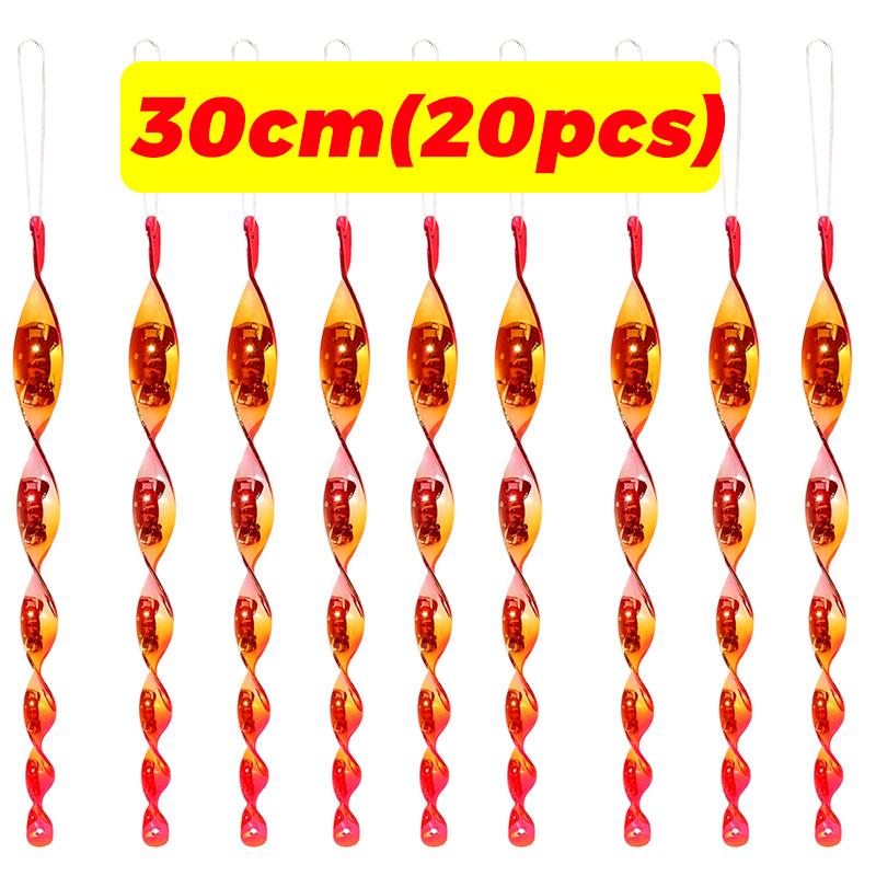 Reflective Bird Repellent Wind Spiral Rotating Rods Hanging Ornaments Balcony Garden Decor Pigeons Birds Scare Repeller Sticks