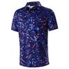 Flower Tree Leaf 3D Printed Casual Polo Shirt For Men Hawaii Vacations Oversized Short Sleeves T-shirt Summer Trend Lapel Tops
