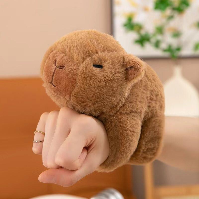 Premium Eight-inch Machine Doll Plush Toy Wedding Throwing and Pushing Event Gift Capybar Doll