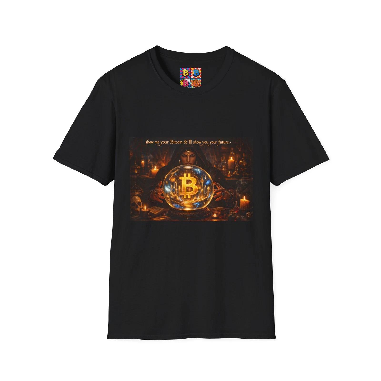 Bitcoin Fortune Teller T-Shirt | Cyber Punk M