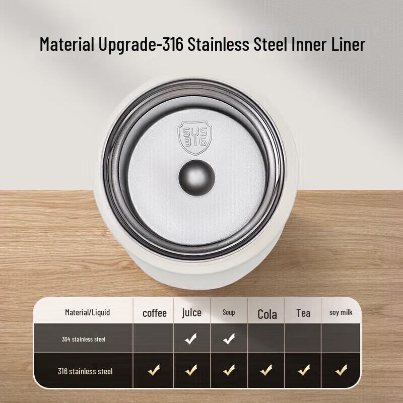 TOMIC 316 Stainless Steel Tea Infuser Thermal Bottle