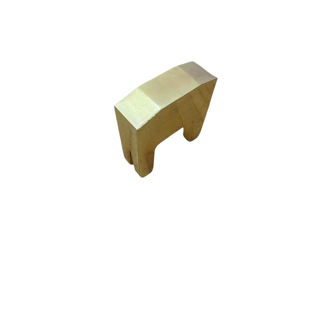 Gold 2-Prong Metal Cello Mute for 3/4, 4/4 Cellos - Silencer Quietener Anti-Disturbance.