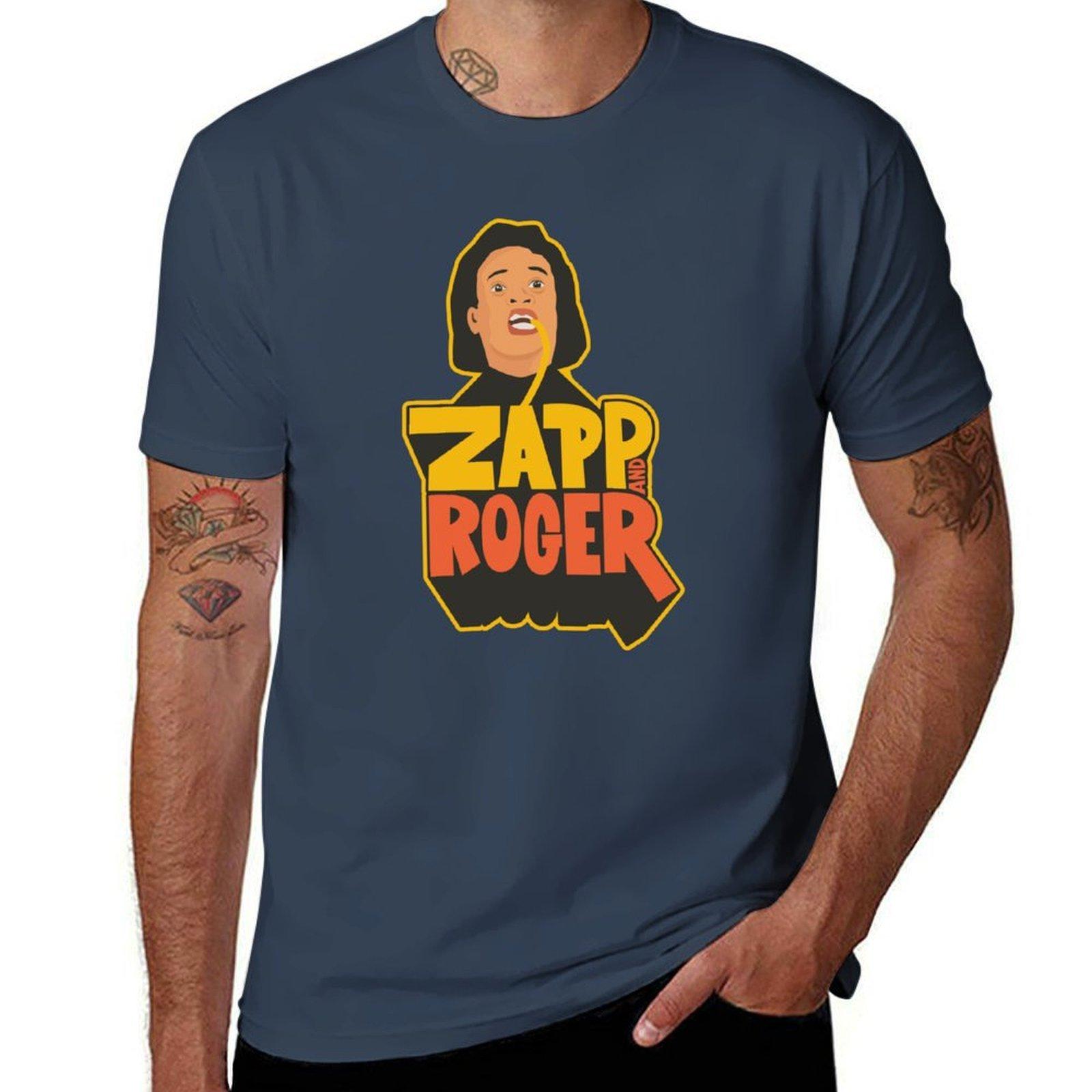 Zapp And Roger Talk Box Funk Music Tshirt Daily Wear Plain Short Sleeve Shirt S