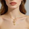 High-End Seahorse Gold Enamel Pendant Necklace - Versatile Fashion Accessory for Women