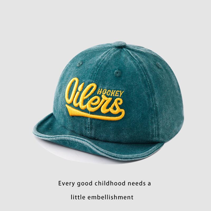 Baby Hat Spring and Autumn New Style Old Cute Children's Bear Baseball Cap Soft Brim Versatile Infant Baseball Cap