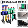 Wall-Mounted Aerosol Spray Can and Tool Organizer for Garage or Home