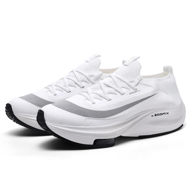 

Мужские кроссовки больших размеров из сетки для бега и хайкинга - Легкие, Дышащие, Модные Size 41 серый/белый