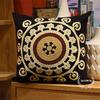 Modern Minimalist Style Embroidered Pillow Cushion Head Back Rest Pillow Sofa Pillow Cover