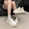 Little white shoes women's shoes 2025 new thick-soled height increase leisure sports niche explosion versatile muffin and single shoes