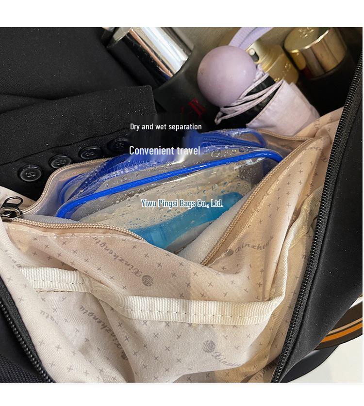 Unisex Large Capacity Travel Bag - Portable Crossbody for Business Trips & Fitness