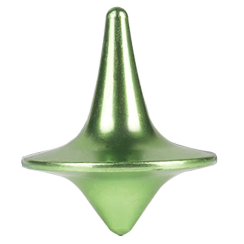 Spinning Top Toy Metal Alloy Classic Gyro Silver Steel Spin Mini Desk Table Fun Spinner Toy Game For Child Children Adult
