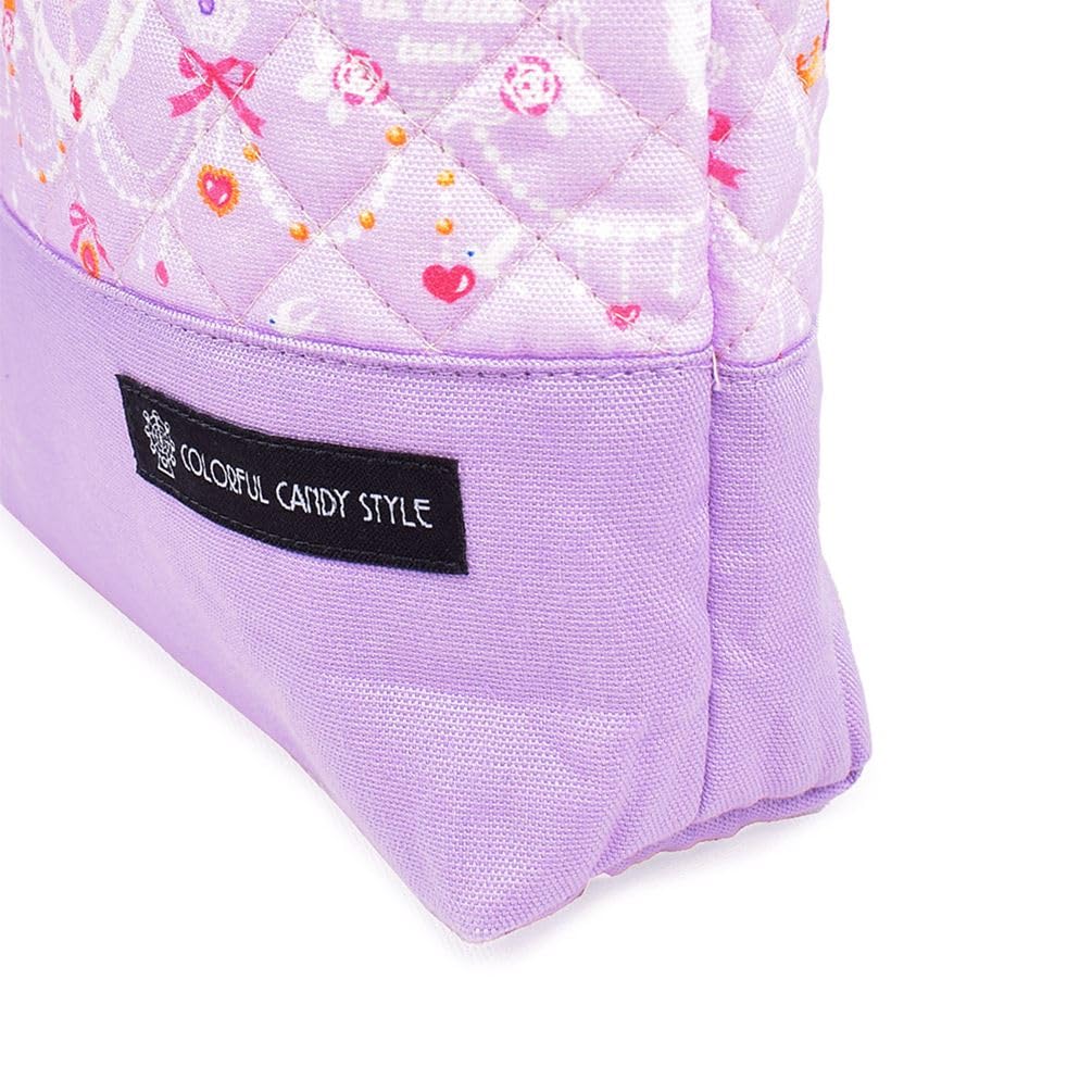 COLORFUL CANDY STYLE Shoe Case with Gusset for Indoor Shoes Elementary School Nursery School Entry Pretty Ballerina with Lace Pattern N3238700 Girls,