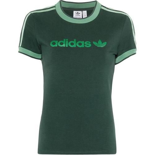 adidas Originals T Shirt Women s Grass Green JJ1504 2XS зелёный