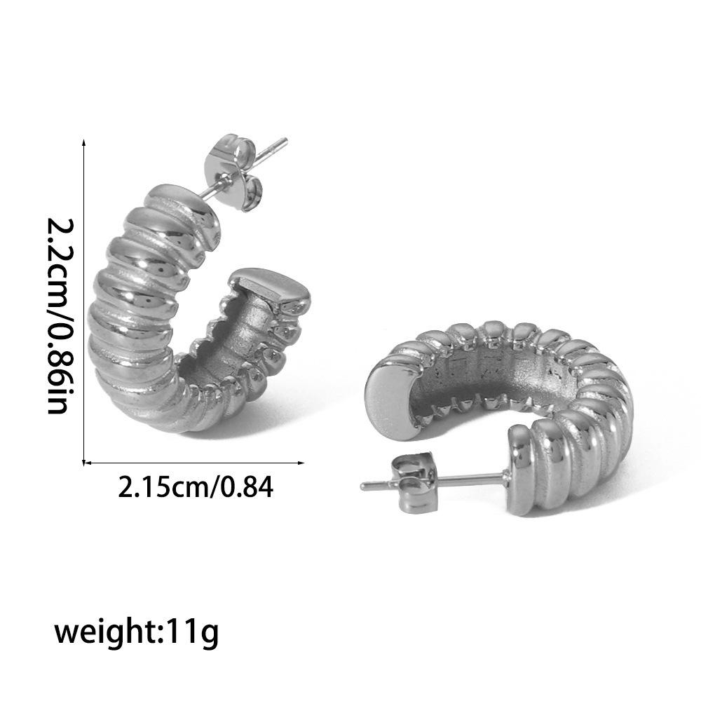 

Ретро-дизайн, персонализированные модные ожерелья, серьги, 18-каратное золото, нержавеющая сталь, комплект ювелирных изделий для женщин