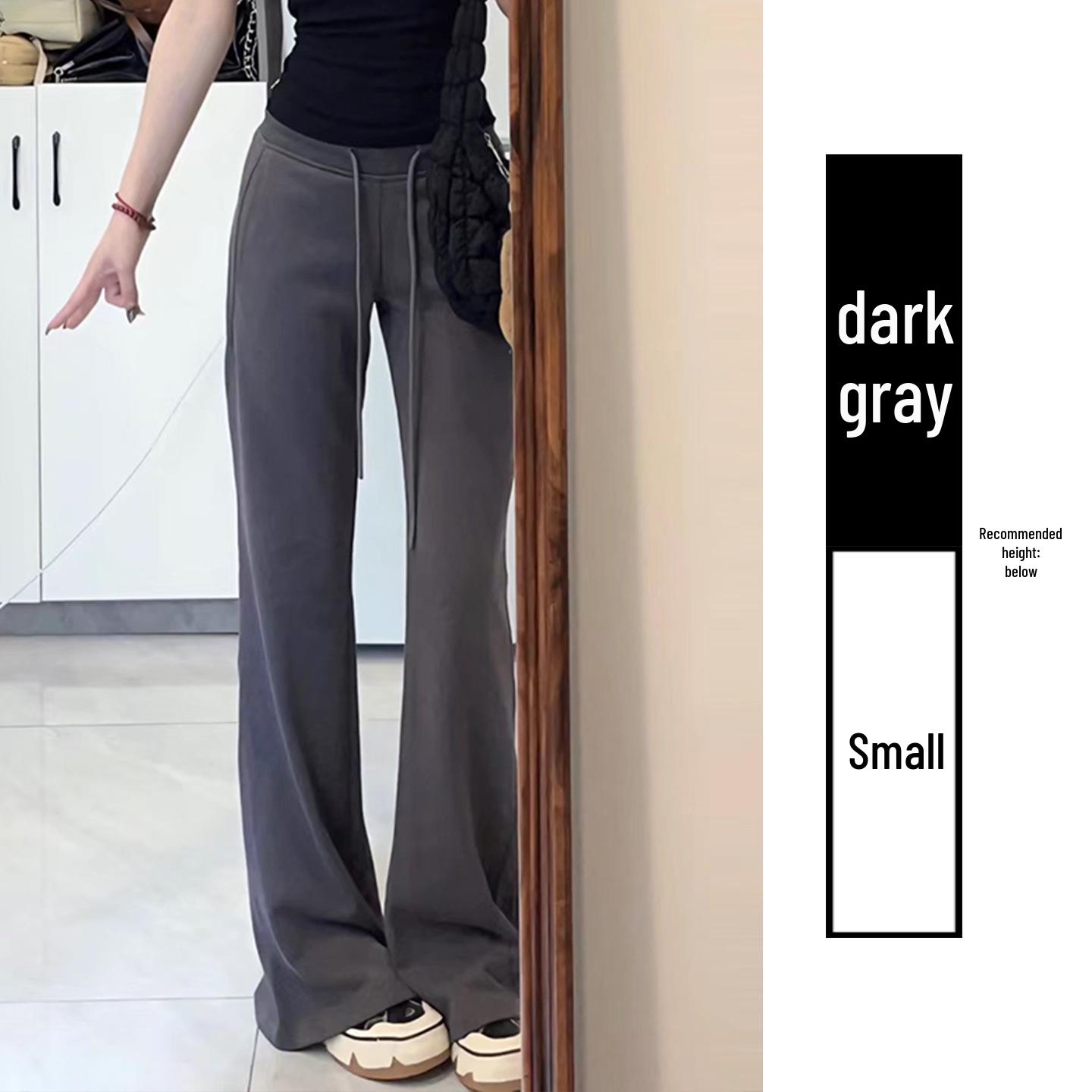 Women s Autumn/Winter High Waist Velvet Flare Sweatpants - Slimming Straight Leg Large