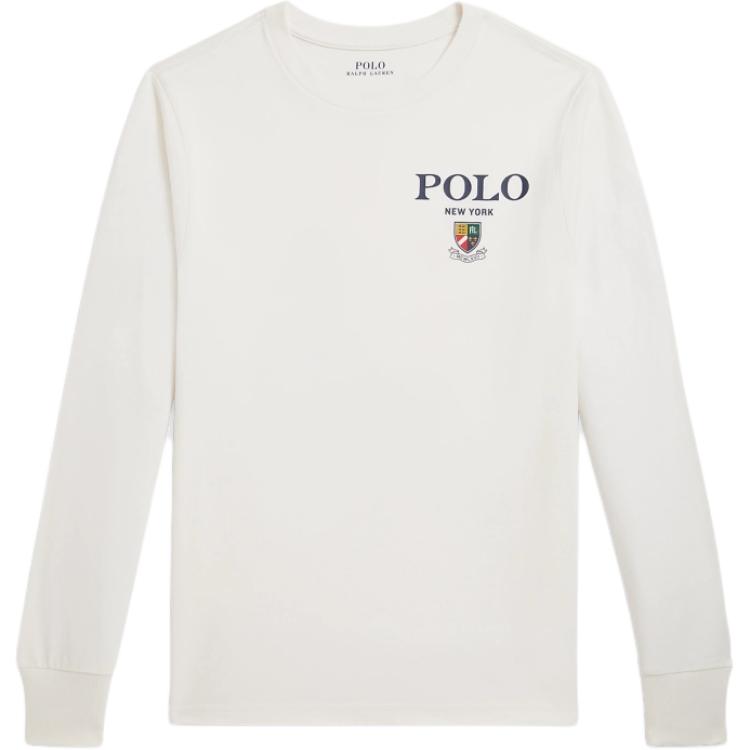 

Polo Ralph Lauren Хлопковая футболка с длинным рукавом и принтом Детские топы CWPOTSHY8021193-100 L