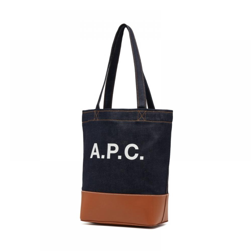 Apesse Coddp M61568 Caf Caramel Axelle Axelle Axelle Small Denim Tote Bag