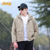 JEEP Men's Spring Hooded Outdoor Jacket