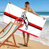 1. FC Köln Print Beach Towel, Large Soft Quick Dry Towel for Beach Camping Swimming
