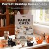 50 ks DIY Origami Papír Kočky Psi Sada Složte si Vlastní Zvířátko Řemeslo Zábava Ručně Vyráběné Umění Řemeslo Skládací Papír Roztomilý 3D Stolní Dekorace Hračka