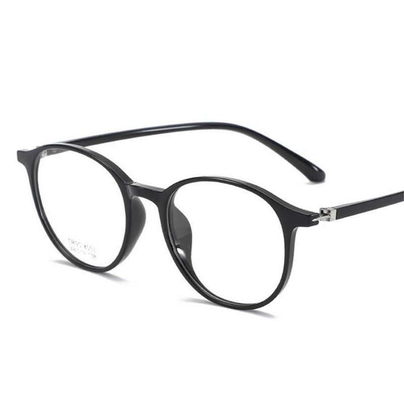 Transparent Round Nearsighted Glasses Women 1.56 Aspherical Lens Prescription Spectacle Men Diopter 0 -0.5 -1.0 To -4.0