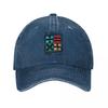 New Ed Sheerans Mathematics Tour Baseball Caps Retro Distressed Denim Snapback Hat Unisex Women Outdoor Travel Adjustable Fit Caps