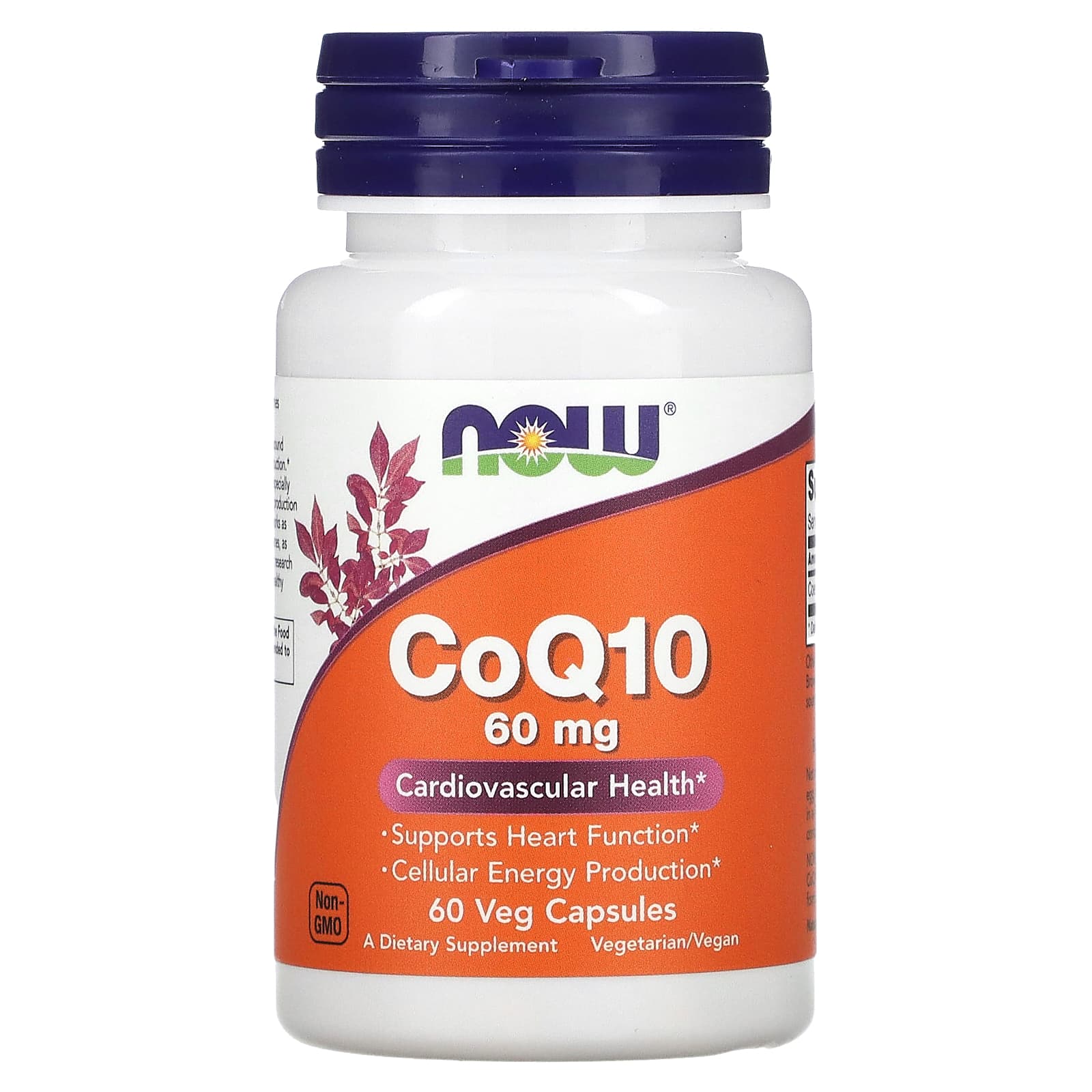 

Coq10, 60Mg, 60 Veggie Capsules
