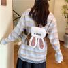Schoolbag Women Go Out Small Schoolbag 1011 New Children's Cute Cartoon Backpack College Student Plush Rabbit Mini Backpack