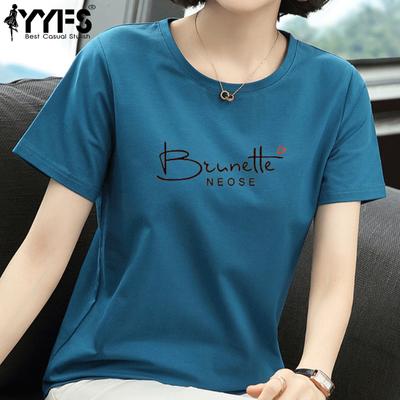 Women's Fashion Casual Summer Spring Short Sleeve O-Neck Blouses & Shirts