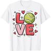 Love Tennis Player Teen Sports Funny Racket T Shirts Men Cotton Humor Streetwear Tee Shirt Short Sleeve Unisex Loose Clothing