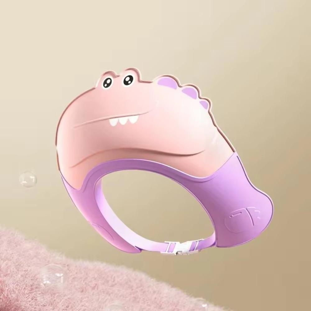 

Мягкий козырек для душа для малышей, регулируемый детский козырек для купания, новый козырек для шампуня для детей розовый