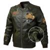 Fleece Thickened PU Leather Jacket Men's Thickened Men's Cotton-padded Clothes and Motorcycle Clothes Men's