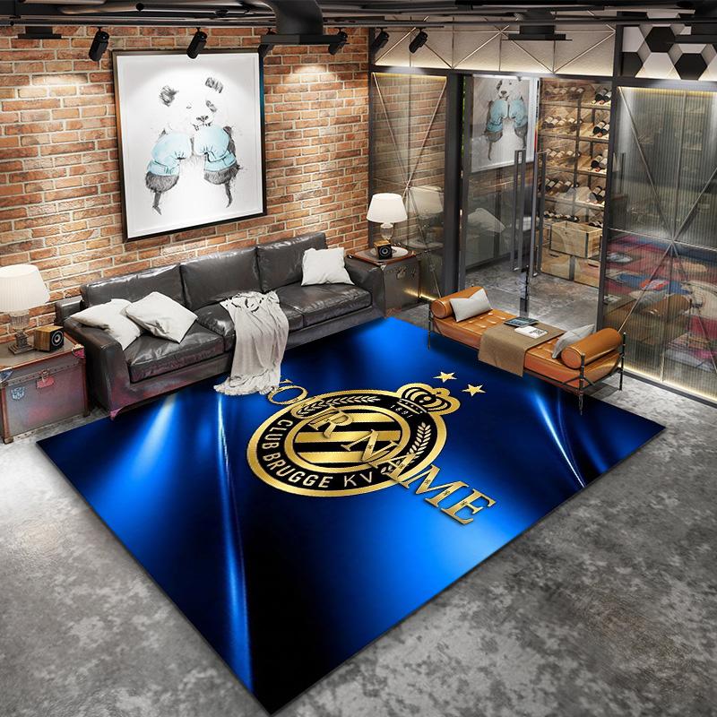 Club Brugge Kv Crest Custom Name Carpet Rug For Living Room Bedroom Home Sofa Decoration Kids Play Nonslip Floor Mat