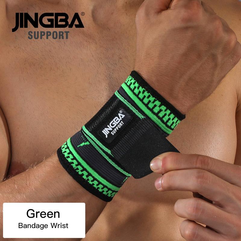 

JINGBA SUPPORT 1 шт. Футбольный бандаж для голеностопа+Наколенник для баскетбола Налокотник защитный протектор +Напульсник боксерская кистевая повязка Поддержка XXL-XXXL