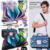 KALOUR Colored Pencils Sketching Tools Set 550pcs Pre-sharpened Rich Pigment Core Organized In Shoulder Bag Premium Accessories