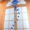 Metal Tubes Butterfly Wind Chime Star Garden Wind Chimes Window Ornaments  Christmas