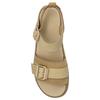 UGG Goldenstar Villa Leather Fashionable One Strap Sandals Women Sandals Beige 1167392-MDSD