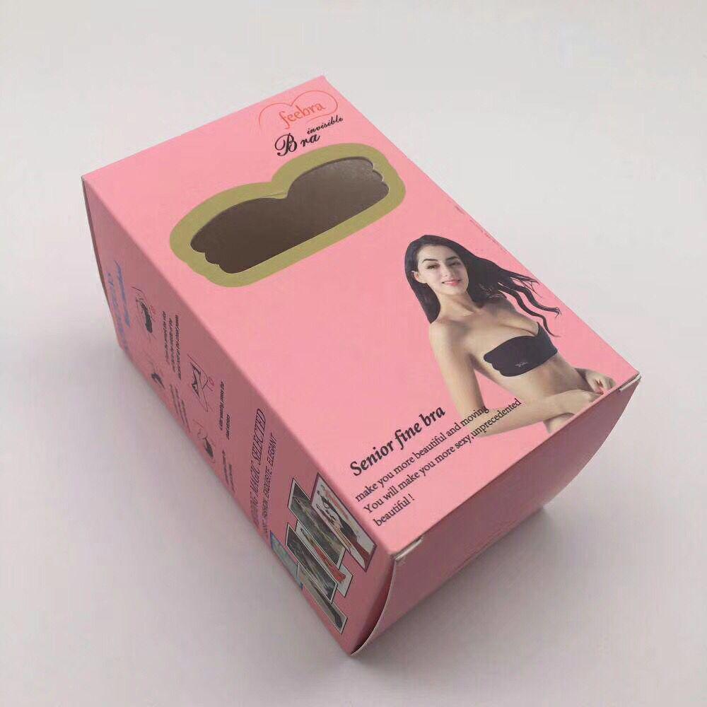 

Seamless Silicone Bra: Invisible, One-Piece Adhesive with Side Smoothing and Convenient Gathering. One Size