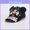 Cartoon Mickey Mouse Kids Baseball Cap With Breathable Polyester For Summer Outdoor Play
