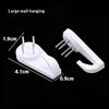 20Pcs Invisible Picture Hanging Hooks Hard Wall Photo Frame Hooks Heavy Duty Non Trace Nails Hook For Home Wall Decoration