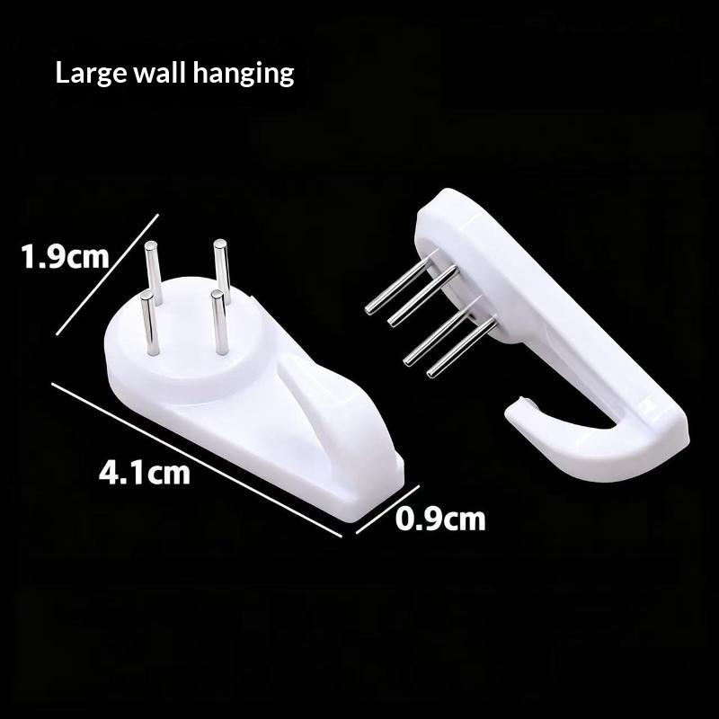 20Pcs Invisible Picture Hanging Hooks Hard Wall Photo Frame Hooks Heavy Duty Non Trace Nails Hook For Home Wall Decoration