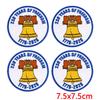 10Pcs USA Independence Day Embroidery Patches, Flag Eagle Bow Iron On Patches for Clothing Backpack Jeans DIY