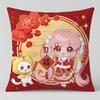 Game Miracle Nikki Cushion Cover Short Plush Cushion Cover Double Sided Print Washable Sofa Pillowcase Home Decor Gift