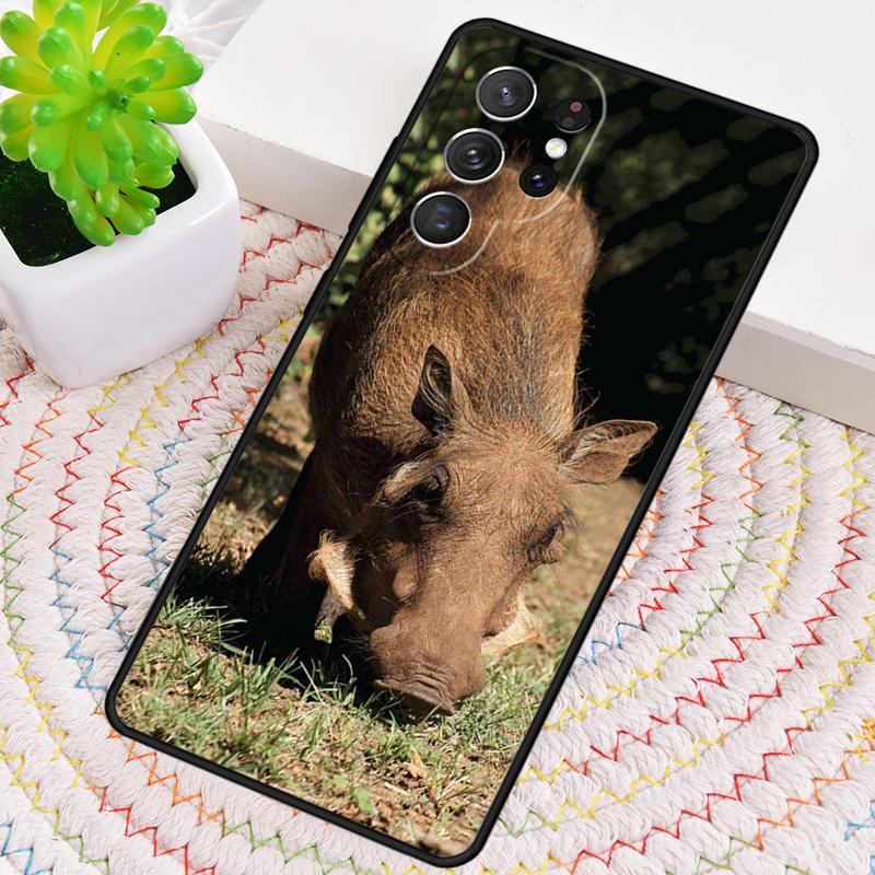 Animal Wild Boar Phone Case for Samsung Galaxy Note 10 Pro S26 Ultra S23 S24 FE S25 S21 S22 PLUS Shockproof Cove