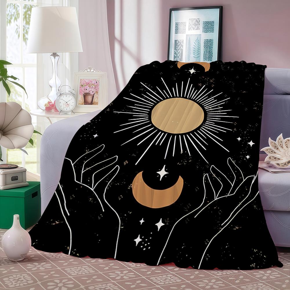 C Celestial H Hands A Art P Print Blanket Soft and Skin Friendly For Couch Bed Napping Bedspread All Seasons Comforter