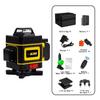 New 4D 16 Line Auto Self-Leveling Measuring Tools 360° Horizontal and Vertical Cross Green Laser Level High Precision Laser Level