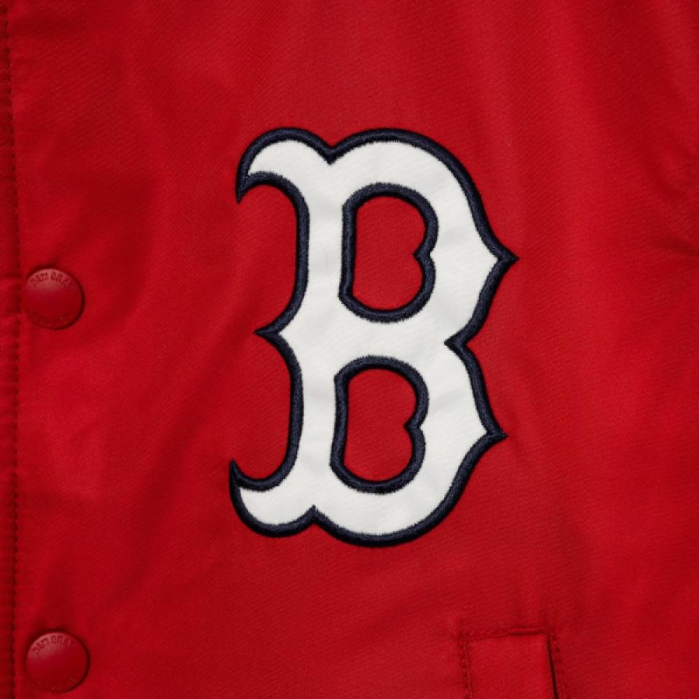 New Era Kids Boston Red Sox Team Stadium Jacket Scarlet Sage