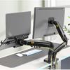 Supporto a Braccio Doppio a Molla a Gas Desktop NB F160 + FP-2 per Monitor 17"-27" + Supporto per Laptop 10"-17" Supporto a Pressione d'Aria Carico 2-9kg